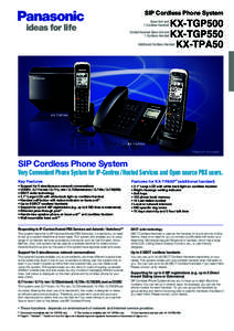 SIP Cordless Phone System Base Unit and 1 Cordless Handset Corded Handset Base Unit and 1 Cordless Handset
