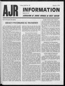 Volume XXIX No. 10  October, 1974