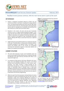 MOZAMBIQUE Food Security Outlook Update  February 2015 Post-flood recovery process continues, while the main harvest starts in parts of the south Figure 1. Projected food security outcomes,