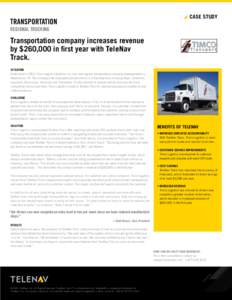 Transportation  CASE STUDY Regional Trucking