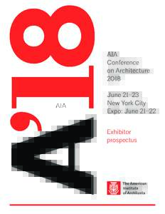 AIA Conference on Architecture 2018 June 21–23 New York City
