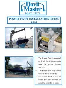 POWER PIVOT INSTALLATION GUIDE 2014 •  The Power Pivot is designed