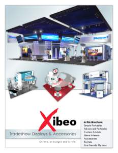 In this Brochure:  Tradeshow Displays & Accessories