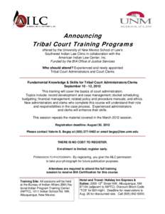 University of New Mexico School of Law / Native Americans in the United States / American studies / History of the United States