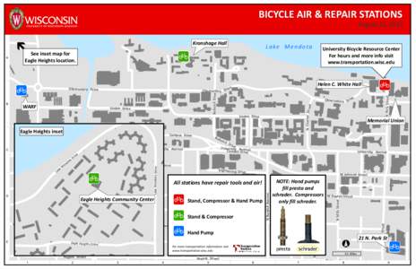 BICYCLE AIR & REPAIR STATIONS  August 22, 2014 Kronshage Hall