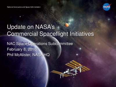 Launching a New Era in  Human Space Exploration