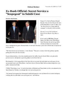 Ex-Bush Official: Secret Service a 