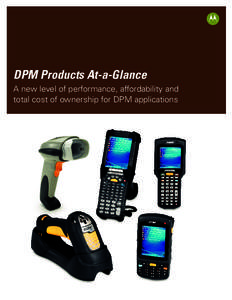 DPM Products at-a-Glance - Brochure