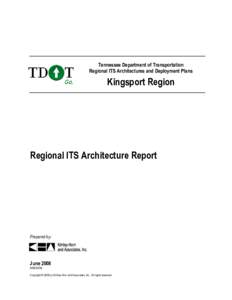 Microsoft Word - Kingsport Regional ITS Architecture.doc
