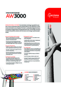 Wind Power Evolved  AW3000 AW