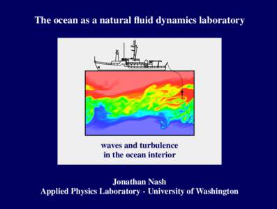 The ocean as a natural fluid dynamics laboratory  AMOCEW waves and turbulence in the ocean interior