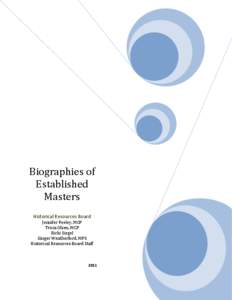 Microsoft Word - Biographies of Established Masters.doc