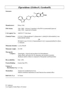 Lactams / Piperidines / Janssen Pharmaceutica / Organofluorides / Ziprasidone / Antipsychotic / Haloperidol / Risperidone / 5-HT1D receptor / Chemistry / Organic chemistry / Atypical antipsychotics