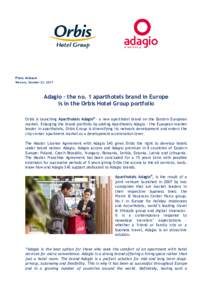 Orbis introduces Adagio in Eastern Europe - Press release_23 10 2017_gb_F