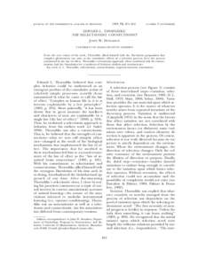 1999, 72, 451–454  JOURNAL OF THE EXPERIMENTAL ANALYSIS OF BEHAVIOR NUMBER