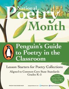 Poetry National Month  Penguin’s Guide