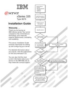 IBM xSeries 335 Type 8676: Installation Guide