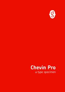 Chevin Pro  a type specimen 