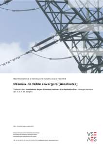 Recommandation de la branche pour le marché suisse de l’électricité  Réseaux de faible envergure [Arealnetze] Traitement des «Installations de peu d’étendue destinées à la distribution fine» d’énergie él
