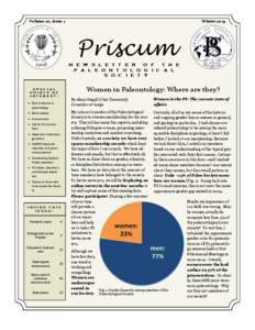 Volume 20, issue 1  Winter 2013 Priscum