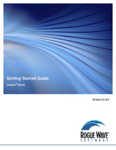 Getting Started Guide Stingray® Studio Version  STINGRAY STUDIO GETTING STARTED GUIDE