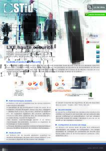 13.56 MHz  Version lecture seule LXE haute sécurité MIFARE Ultralight®, MIFARE® Classic,