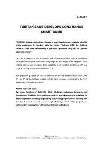 [removed]TUBITAK-SAGE DEVELOPS LONG RANGE