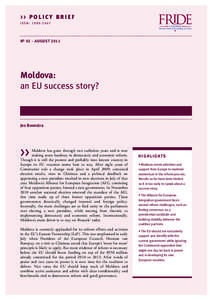 Moldova: an EU success story?