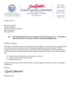 Microsoft Word - Beresford  Southeastern Service Territory Agreement Letter.docx
