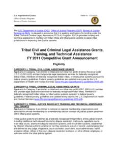 FY2011 Solicitation Template