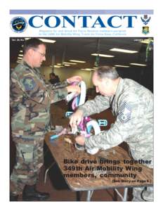 CONTACT Magazine for and about Air Force Reserve members assigned to the 349th Air Mobility Wing, Travis Air Force Base, California Vol. 26, No. 1