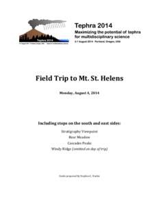  Field	Trip	to	Mt.	St.	Helens