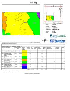 Soil Map  State: County: Location: Township: