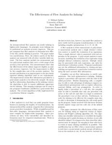 Subroutines / Theoretical computer science / Inline expansion / Computability theory / Models of computation / Compiler optimization / Lambda calculus / Data-flow analysis / Function / Software engineering / Computer programming / Computing