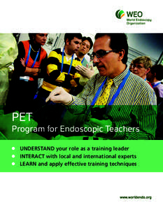 PET Program for Endoscopic Teachers