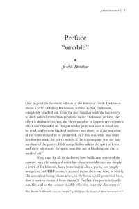 JOSEPH DONAHUE  | 9 Preface “unable”