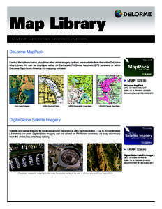 Map Library  DE LORME 12-Month Subscriptions, Unlimited Downloads