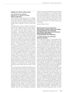REZENSIONEN / LIVRES / BOOK REVIEWS  Philippa Foot[removed]Le Bien naturel Labor et Fides, Genève, 202 pages Traduction de J. E. Jackson et J.-M. Tétaz ISBN[removed]5