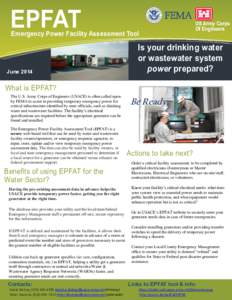 EPFAT: Is your drinking water or wastewater system power prepared?