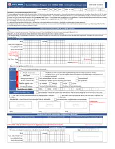 Account Closure Request form -CDSL & NSDL (for Beneficiary Account only) Closure Initiated by BO  DP