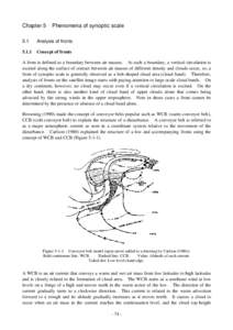 Chapter 5  Phenomena of synoptic scale 5.1