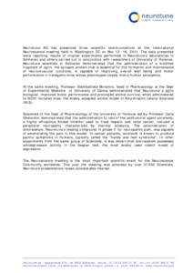 Microsoft Word - press release  Neuroscience 2011 final1.doc