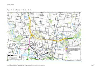 Executive summary  Figure 2 East West Link – Eastern Section PO N