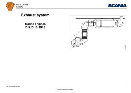 INSTALLATION MANUAL Exhaust system