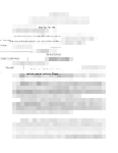 Slip OpUNITED STATES COURT OF INTERNATIONAL TRADE WHEATLAND TUBE COMPANY, Plaintiff,