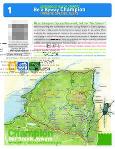ADIRONDACK NORTH COUNTRY  1 Be a Byway Champion INVASIVE SPECIES ALERT