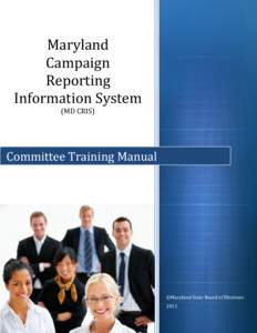 Maryland Campaign Reporting Information System (MD CRIS)