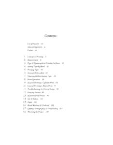 Contents List of Figures vu
