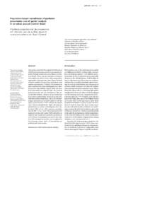 ARTIGO ARTICLE  Population-based surveillance of pediatric pneumonia: use of spatial analysis in an urban area of Central Brazil Vigilância populacional de pneumonia
