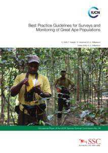 Best Practice Guidelines for Surveys and Monitoring of Great Ape Populations, English version
